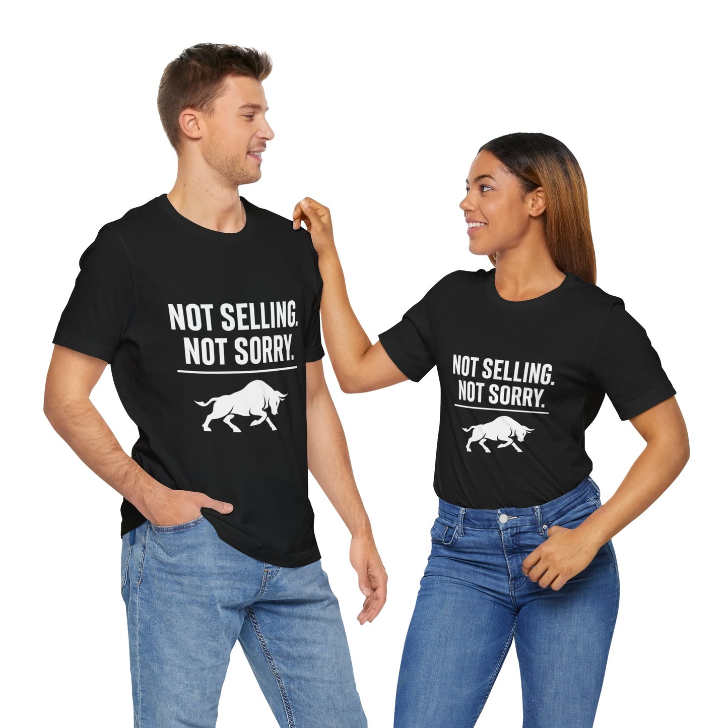 Premium Crypto Investor Shirt - Not Selling, Not Sorry Bull Market Tee by TheBullThread