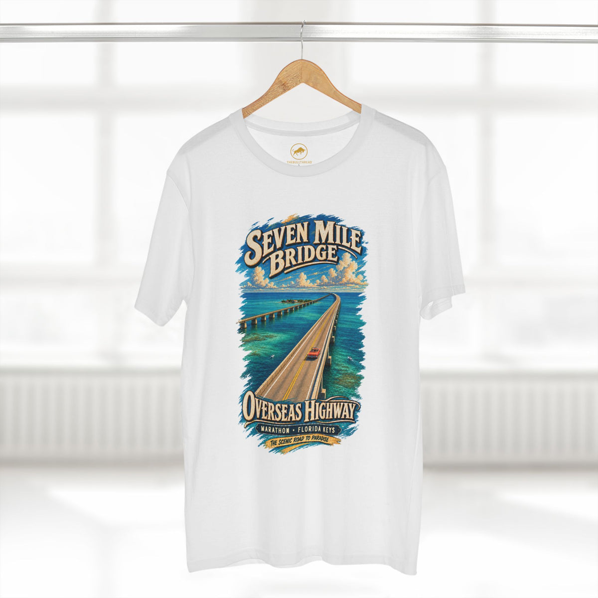 Seven Mile Bridge Shirt, Florida Keys T-Shirt, Overseas Highway US 1 Tee, Marathon Florida Road Trip Gift, Road to Paradise