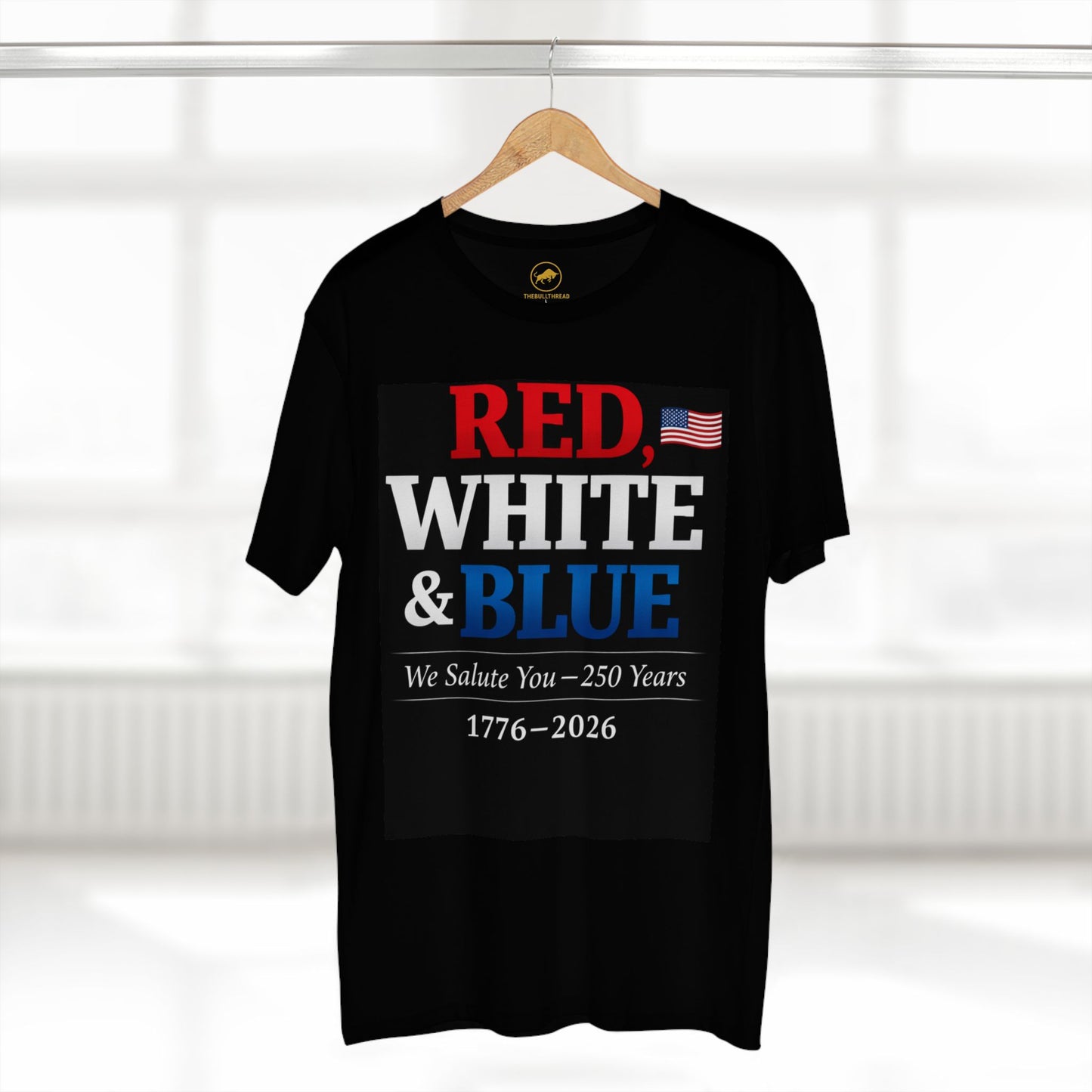 Red White & Blue 250 Years Shirt - Premium AS Colour 5001 Tee - USA Anniversary 1776-2026 - Patriotic 4th of July Shirt.