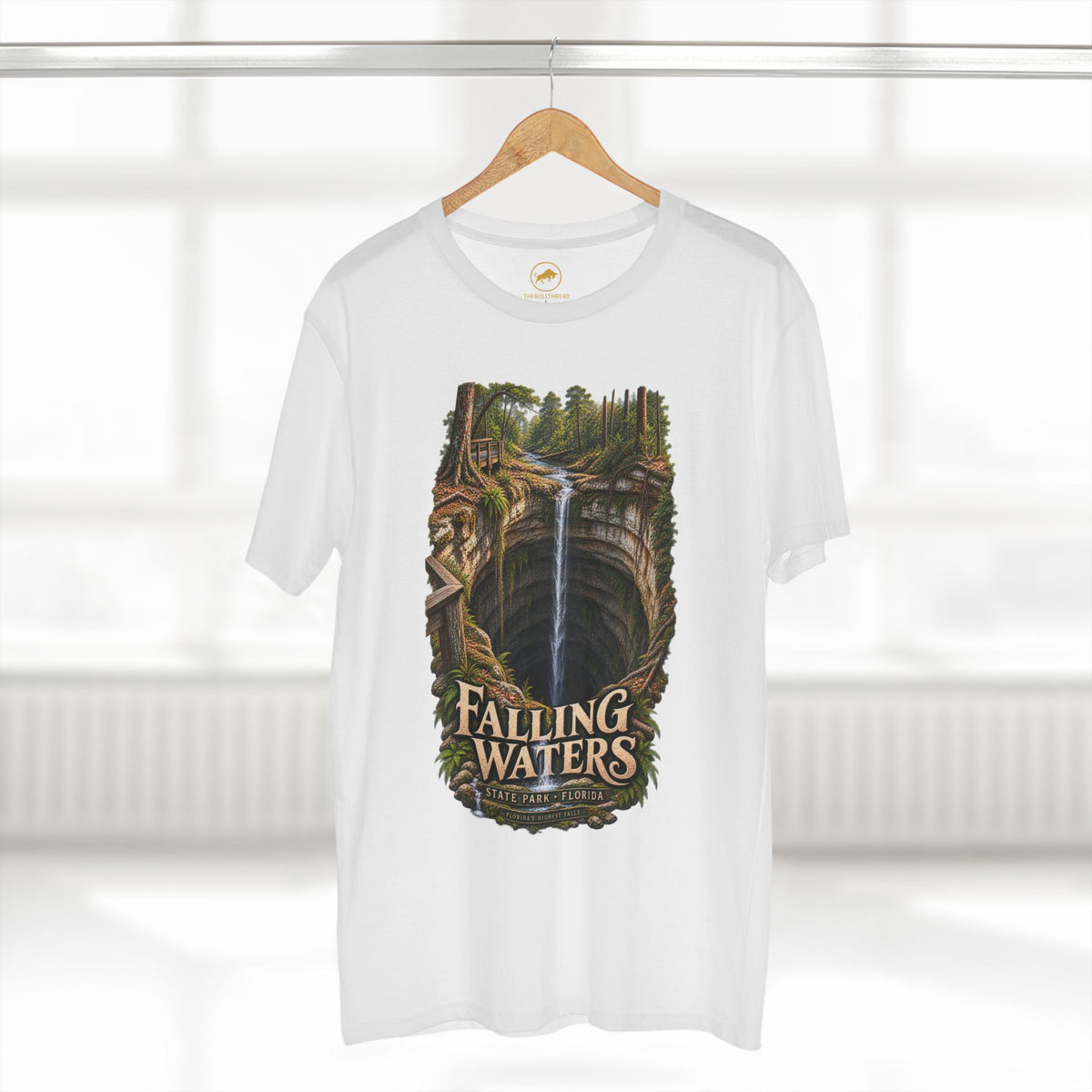 Falling Waters State Park T-Shirt, Floridas Highest Waterfall & Sinkhole Graphic Tee