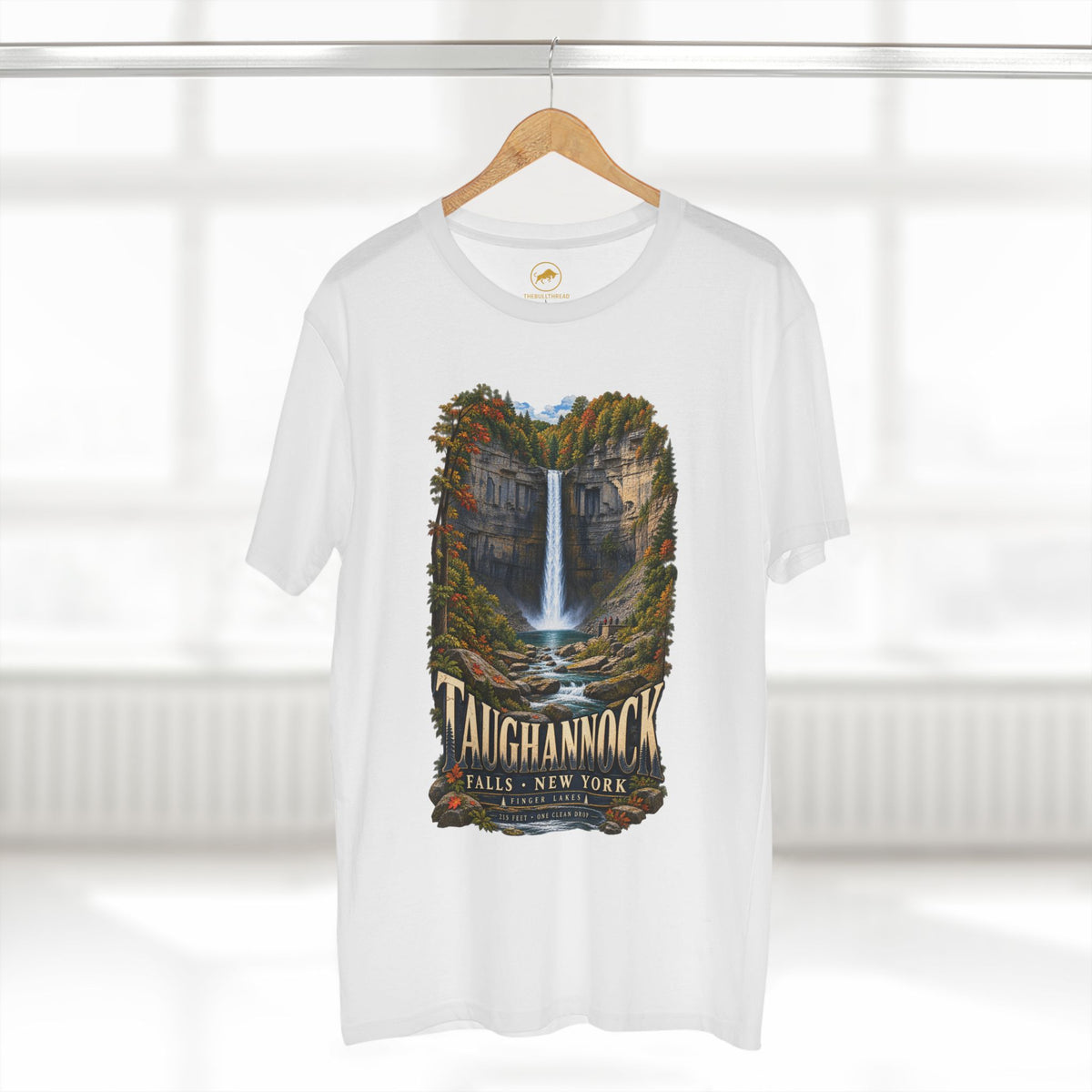 Taughannock Falls Shirt, Finger Lakes New York Tee, Upstate NY Waterfall State Park, Cayuga Lake Hiking Gift.