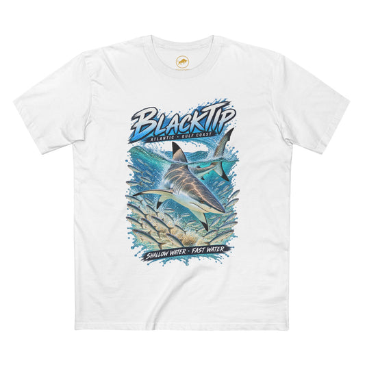 Blacktip Shark Shirt, Florida Shark T-Shirt, Atlantic Gulf Coast Tee, Marine Wildlife Shirt, Ocean Fishing Diver Gift.