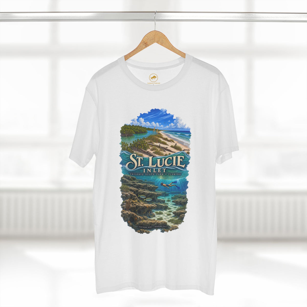 St. Lucie Inlet Preserve Shirt, Florida Reef Snorkeling Tee, Treasure Coast State Park T-Shirt.