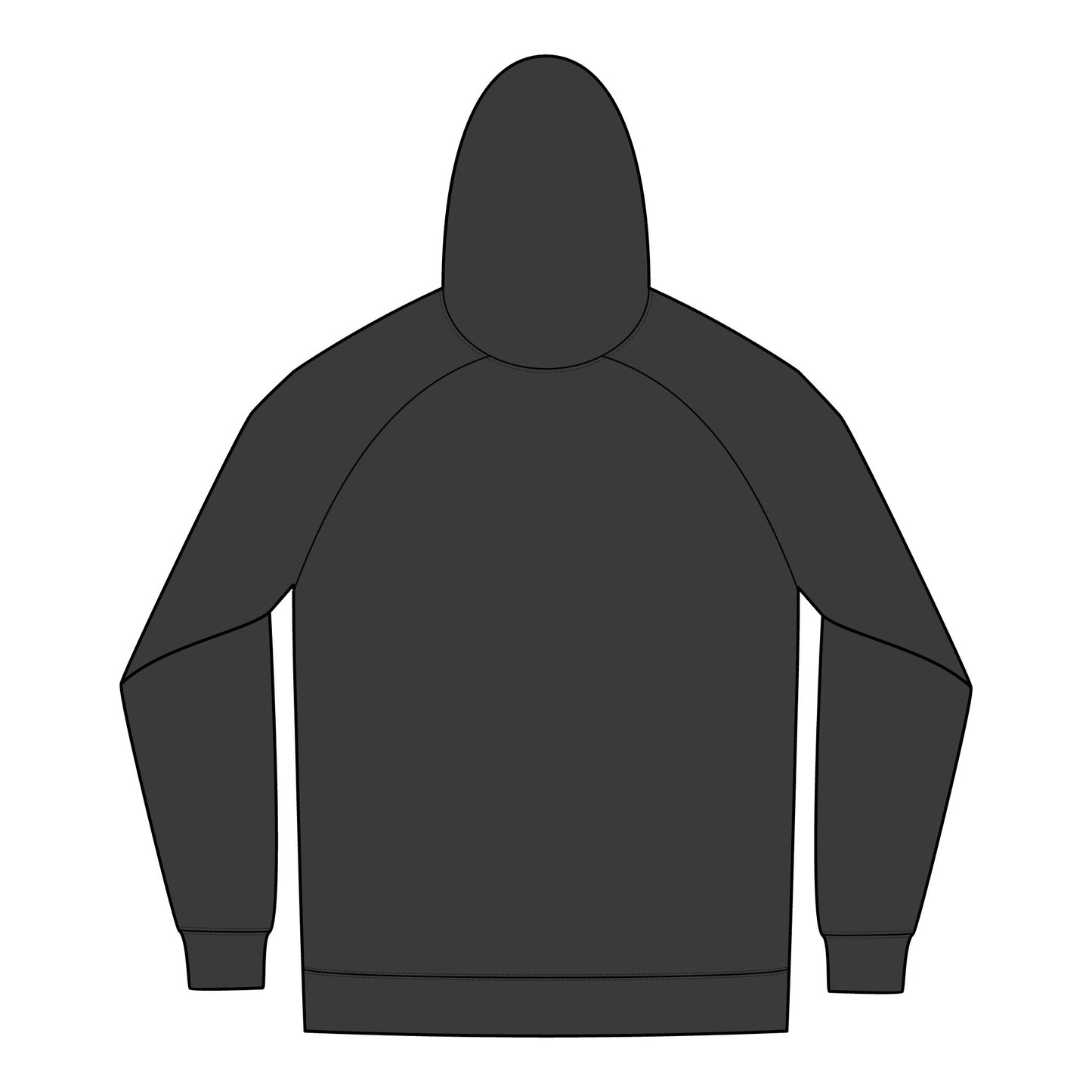 Premium Full-Zip Hoodie - Sueded Black Heather Edition by TheBullThread