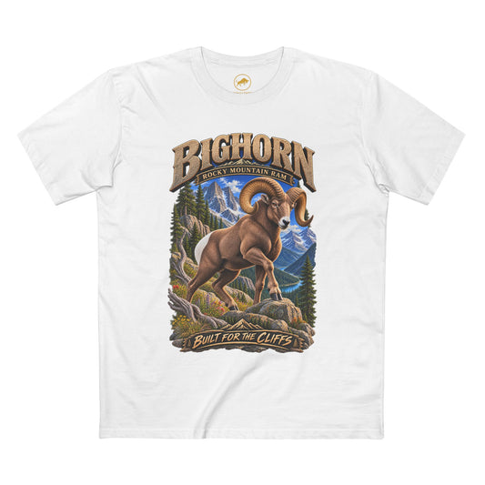 Bighorn Sheep Shirt: Rocky Mountain Ram Wildlife Graphic Tee