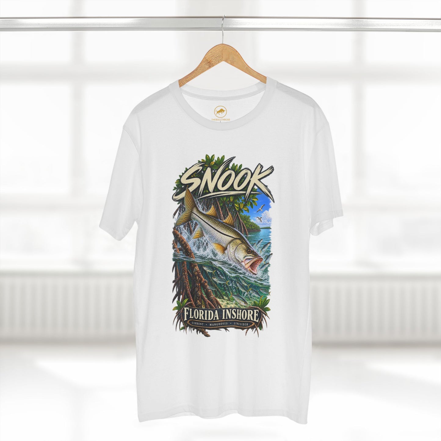 Snook Fishing Shirt - Florida Inshore Common Snook Mangrove Angler Tee.