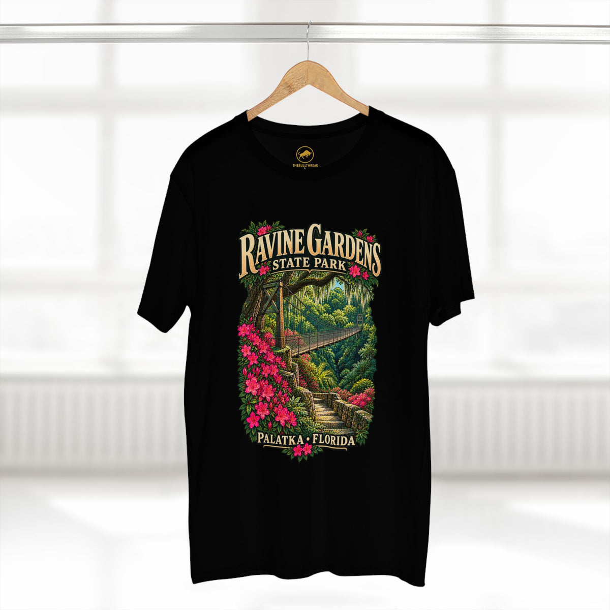 Ravine Gardens State Park Shirt - Palatka Florida Azalea Bridge Graphic Tee.