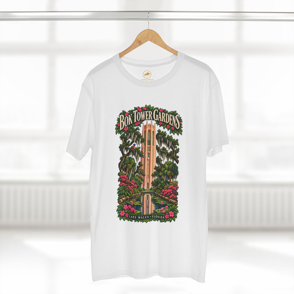Bok Tower Gardens Shirt, Lake Wales Florida Singing Tower and Carillon Tee.
