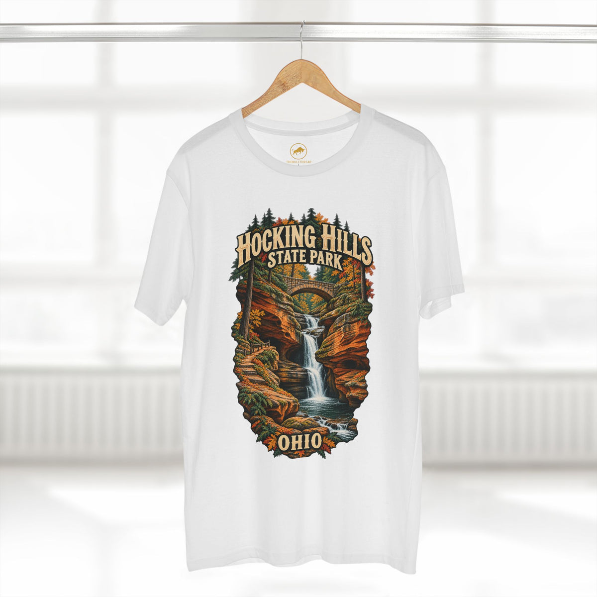 Hocking Hills State Park Ohio Shirt — Upper Falls and Autumn Gorge Tee.