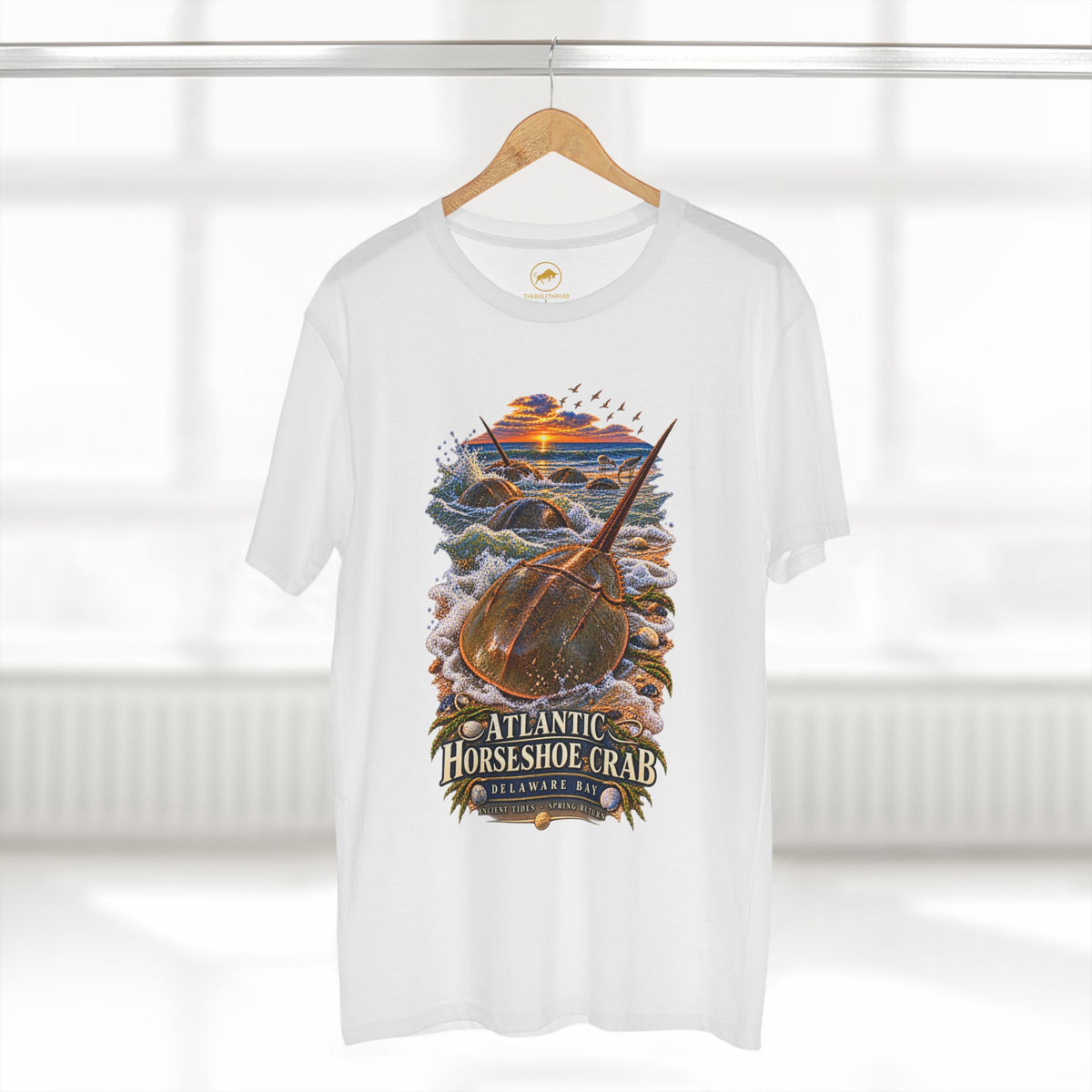 Atlantic Horseshoe Crab Shirt - Delaware Bay Natural History Marine Wildlife Tee