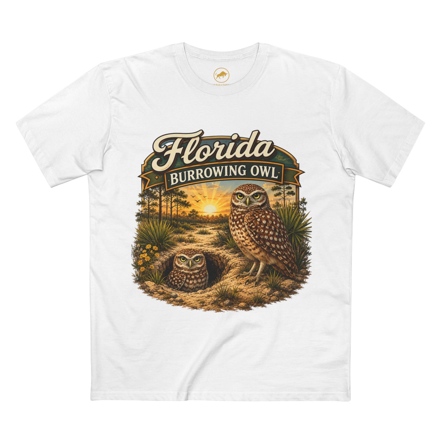Florida Burrowing Owl Shirt, Florida Wildlife Shirt, Burrowing Owl Tee, Nature Lover Gift, Bird Watching Shirt, Florida Bird Shirt, Premium.