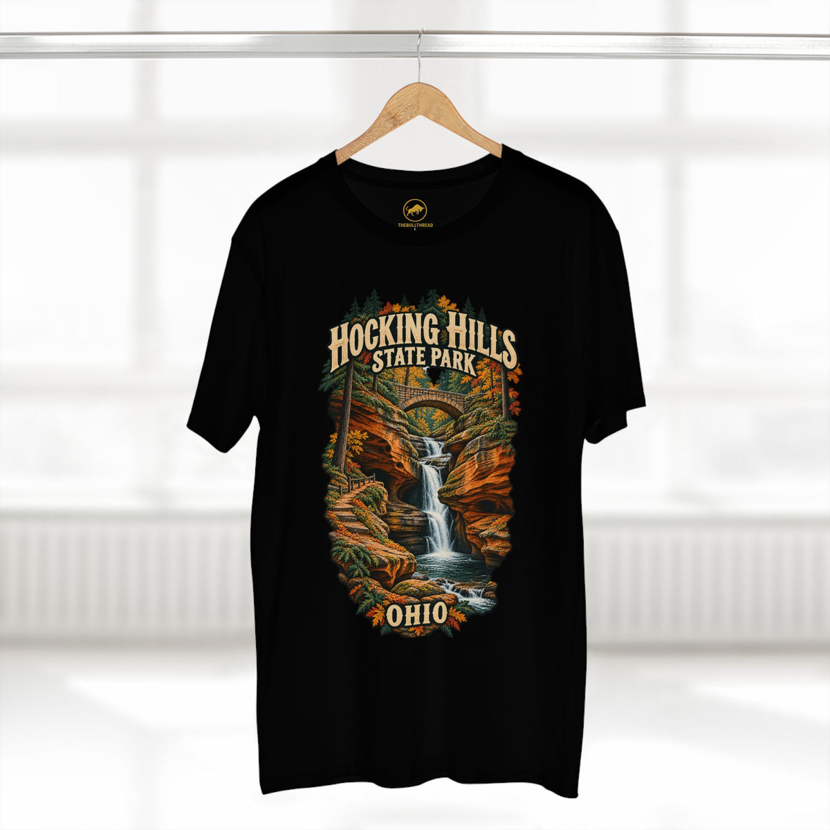 Hocking Hills State Park Ohio Shirt — Upper Falls and Autumn Gorge Tee.