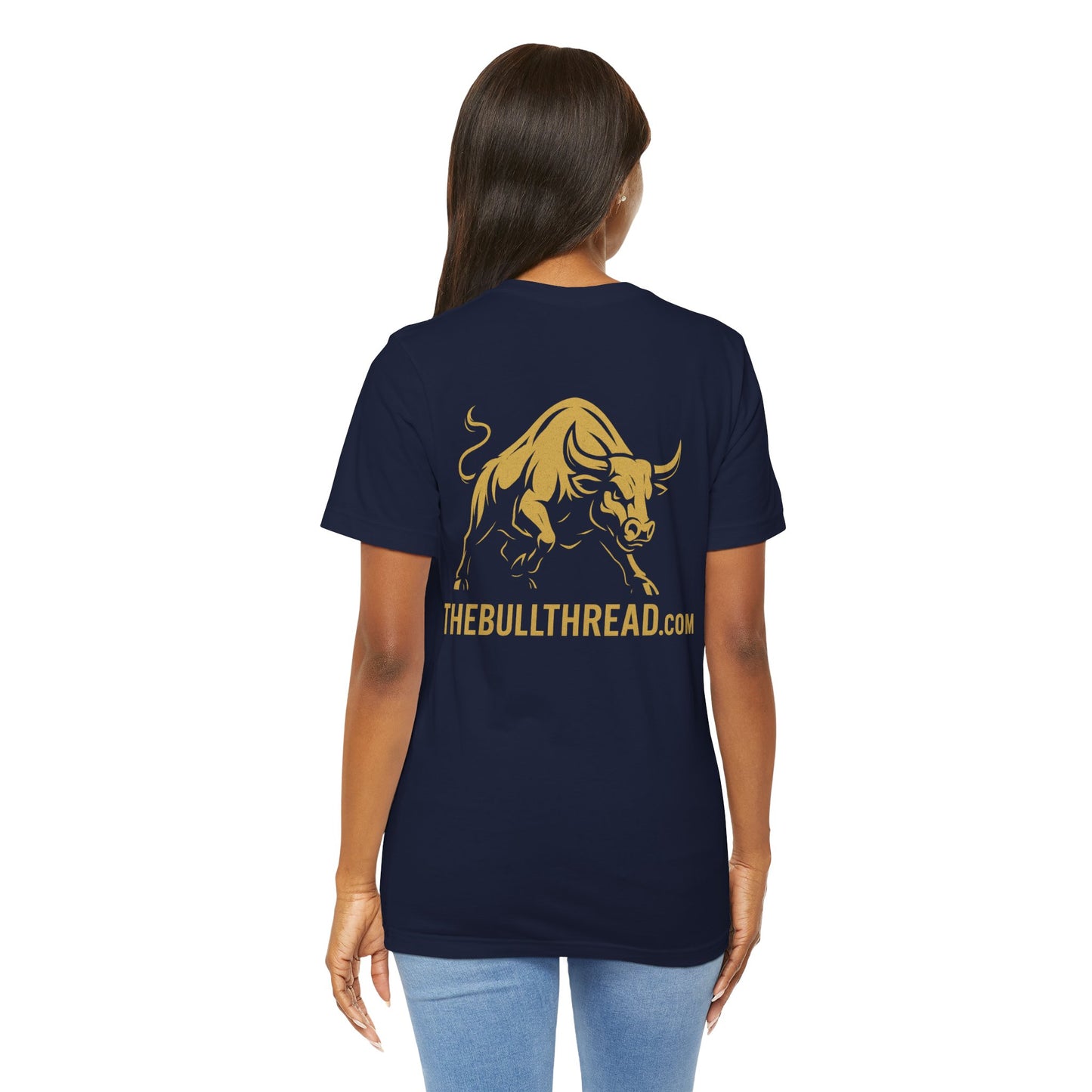 Premium Gold Motivational Streetwear Tee by The BullThread | Job Pays the Bills Business Pays the Lifestyle | Luxury Investor Shirt