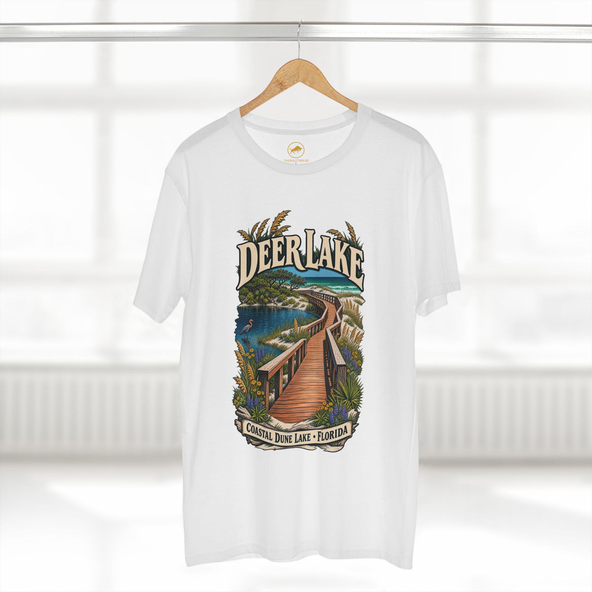 Deer Lake State Park Shirt, Florida 30A Coastal Dune Lake and Boardwalk Tee.