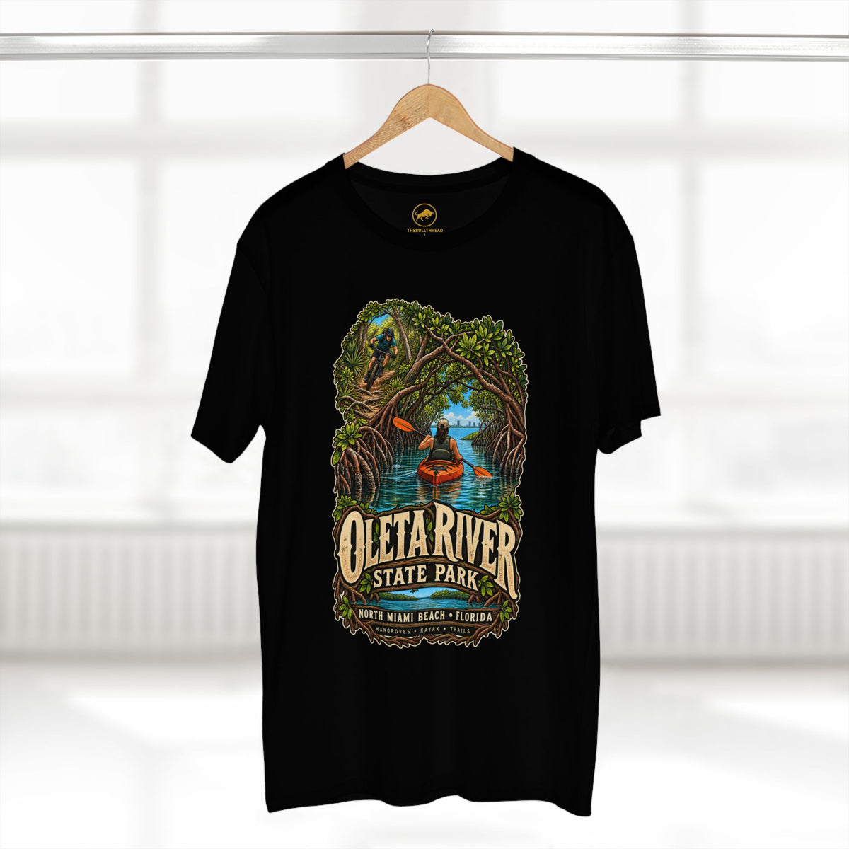 Oleta River State Park Shirt, North Miami Beach Mangrove Kayaking and Mountain Bike Tee