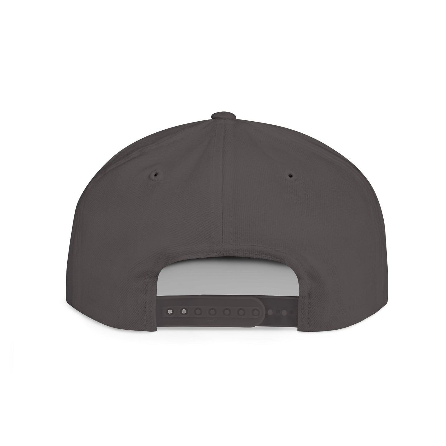 Premium Embroidered Snapback Hat - 6089M Flat-Bill Crypto Cap by TheBullThread