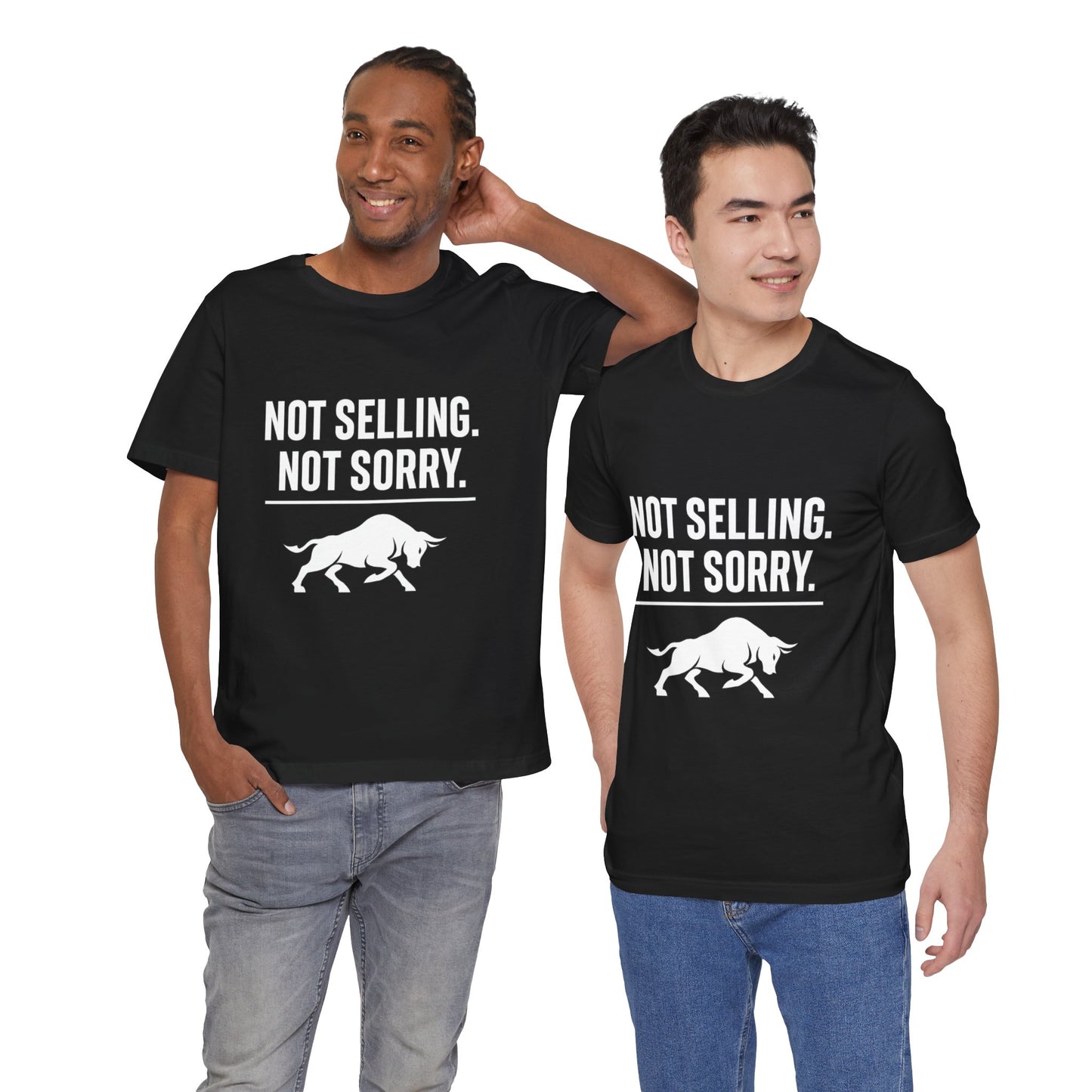 Premium Crypto Investor Shirt - Not Selling, Not Sorry Bull Market Tee by TheBullThread