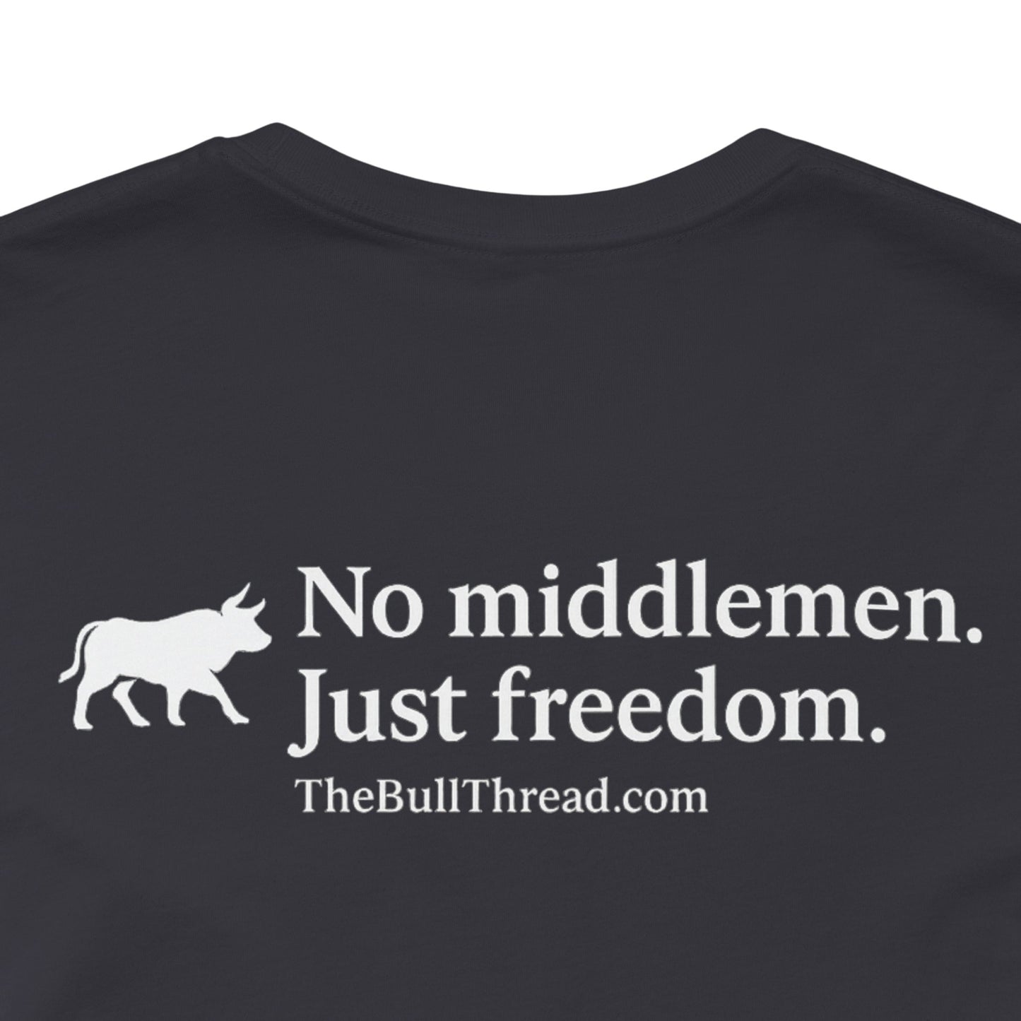 Premium XRP Investor Shirt - Decentralized Royalty Bull Sleeve Design by TheBullThread