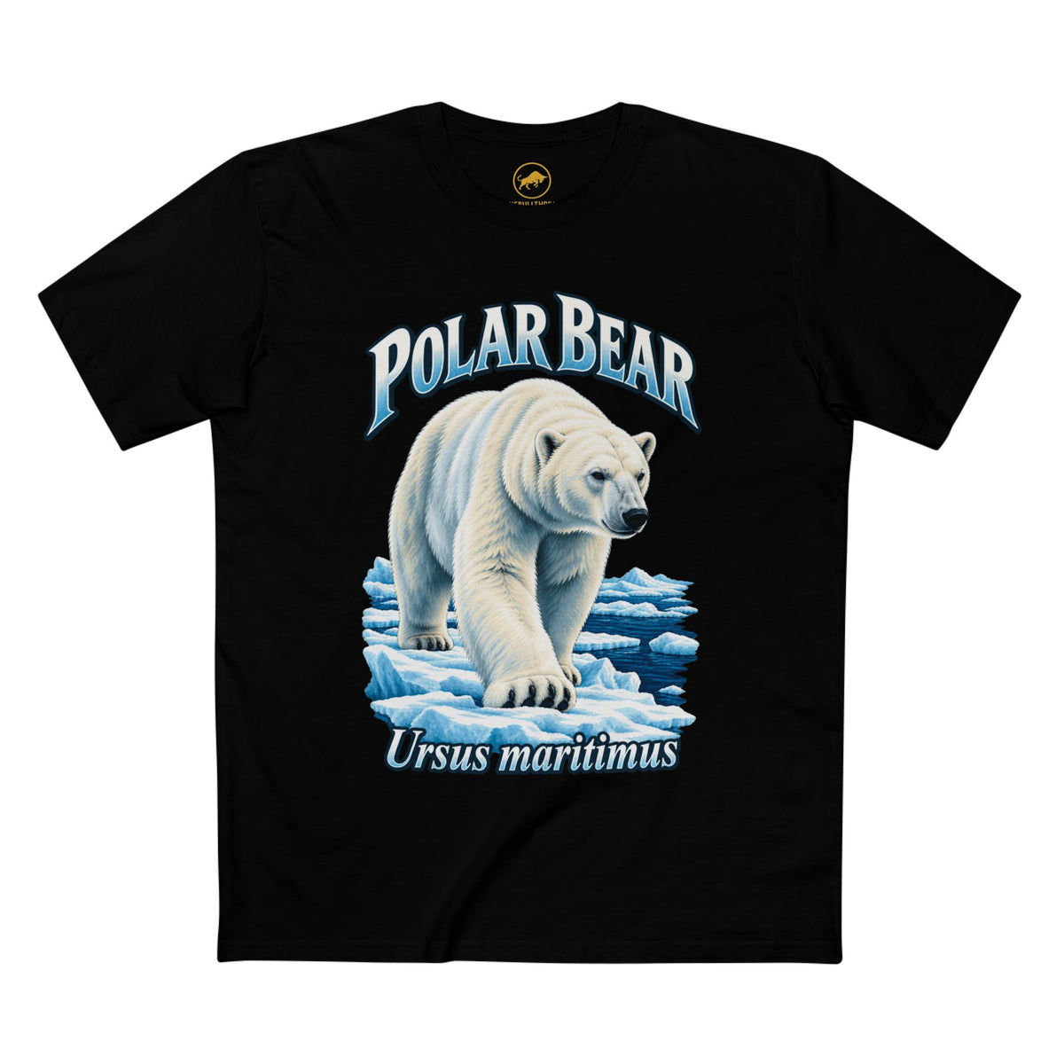 Polar Bear Shirt, Arctic Sea Ice Wildlife Tee.
