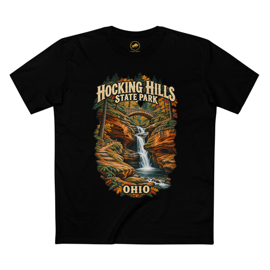 Hocking Hills State Park Ohio Shirt — Upper Falls and Autumn Gorge Tee.