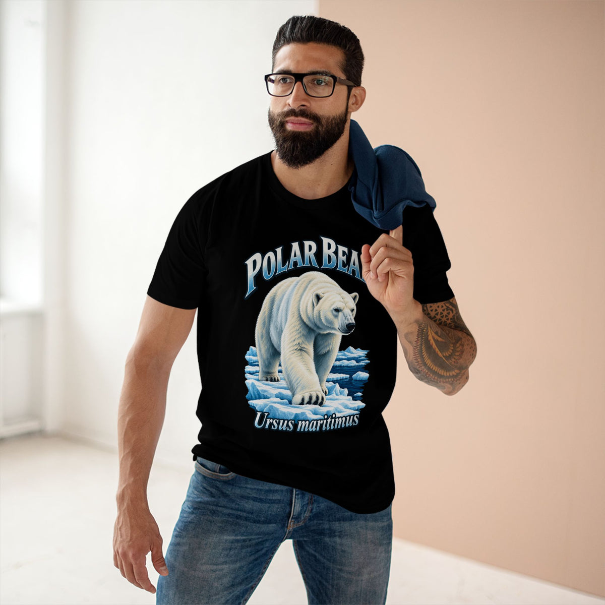 Polar Bear Shirt, Arctic Sea Ice Wildlife Tee