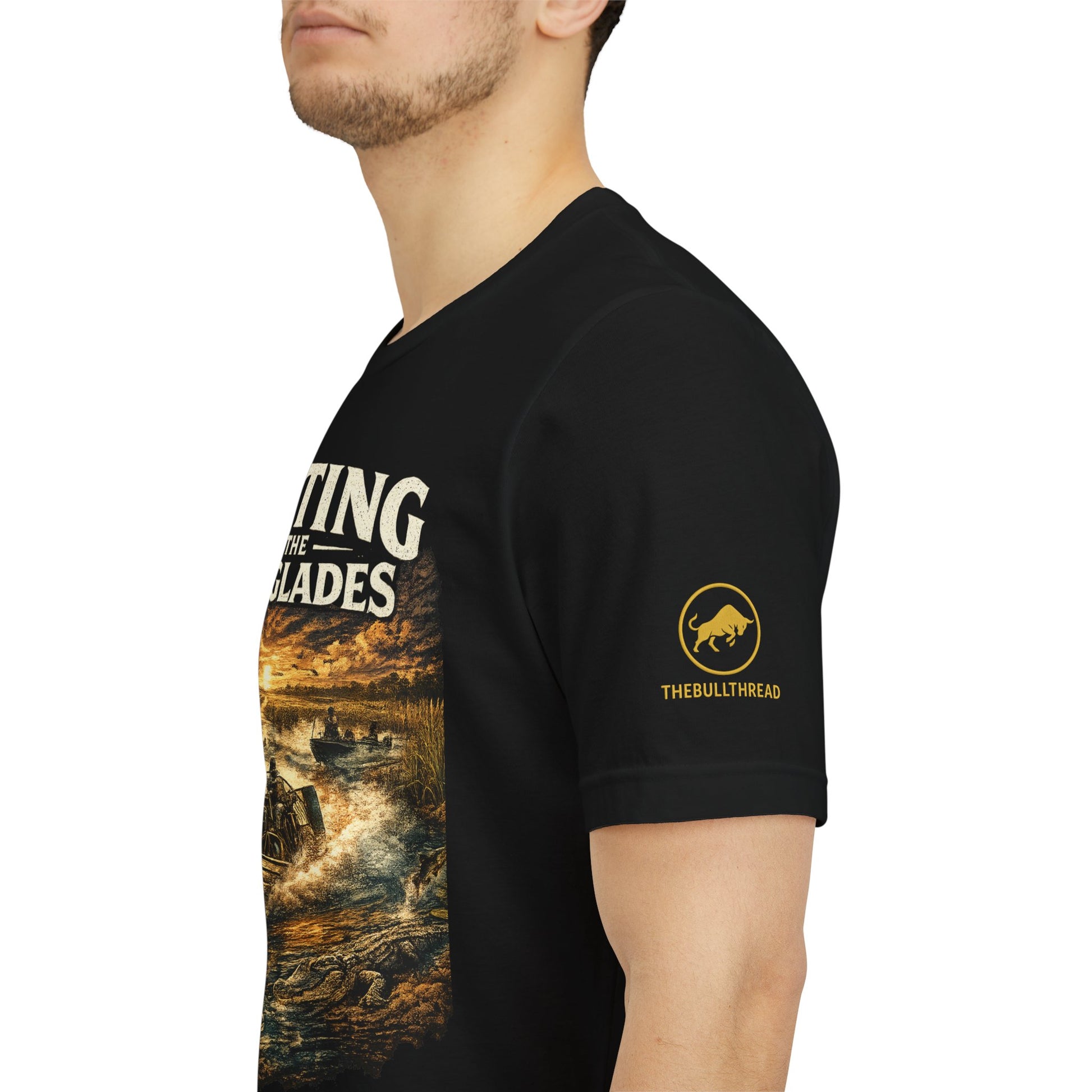 Florida Everglades Shirt Boating in the Everglades Airboat Shirt Alligator Shirt South Florida Tee Wildlife Graphic T-Shirt.