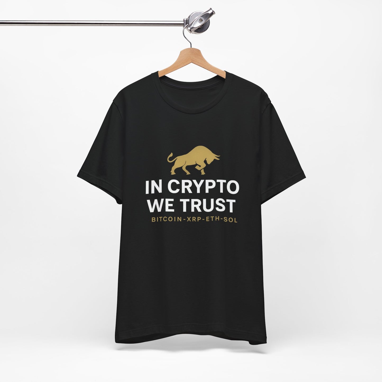 Premium Crypto Investor Shirt – In Crypto We Trust Bull Design by TheBullThread