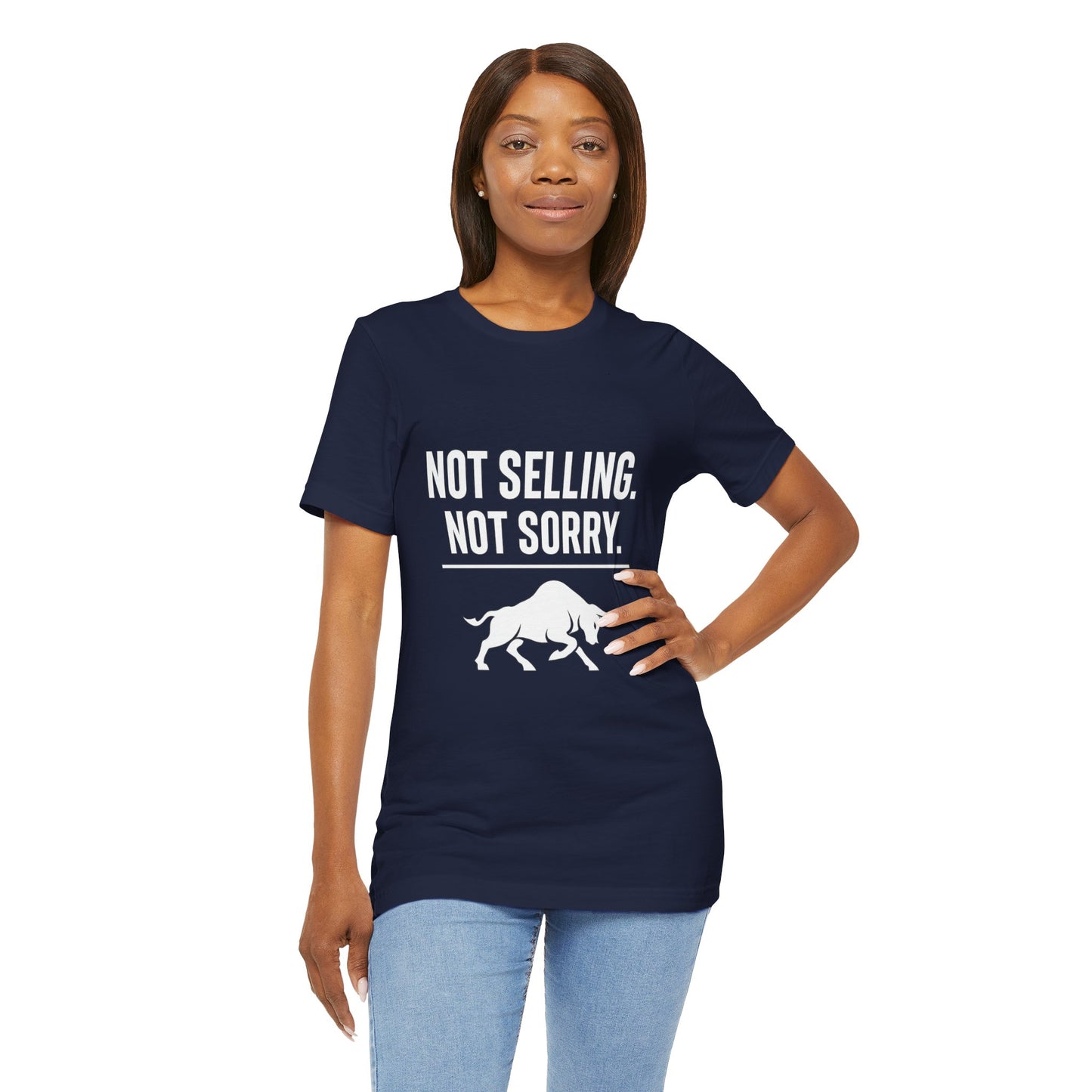 Premium Crypto Investor Shirt - Not Selling, Not Sorry Bull Market Tee by TheBullThread