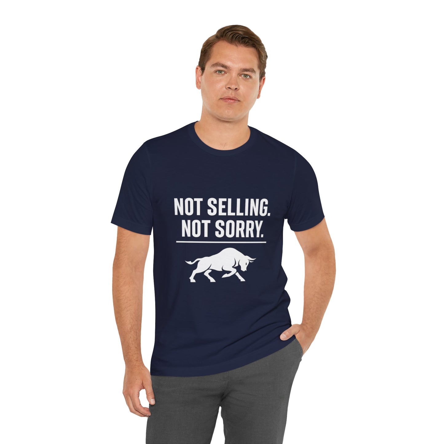 Premium Crypto Investor Shirt - Not Selling, Not Sorry Bull Market Tee by TheBullThread