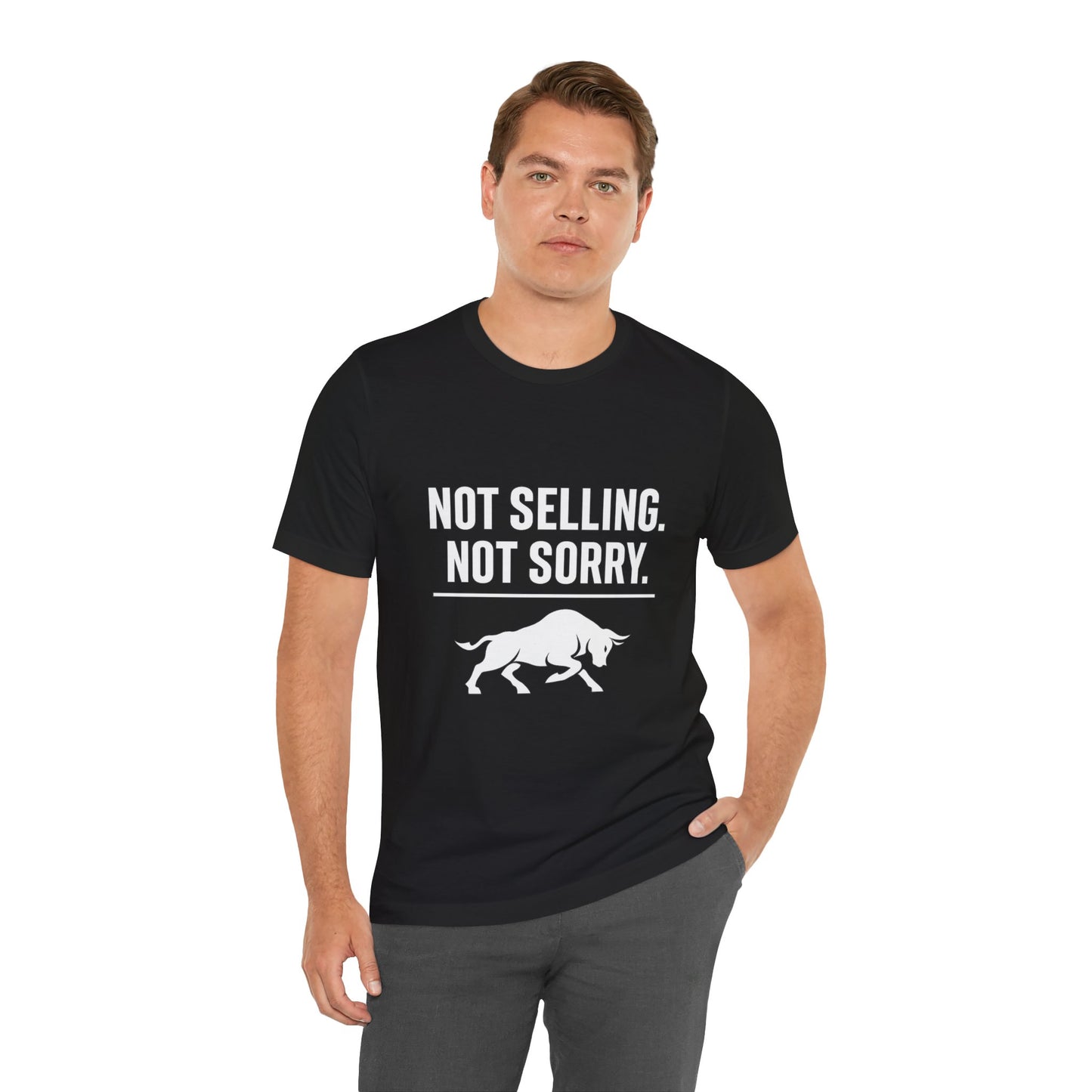 Premium Crypto Investor Shirt - Not Selling, Not Sorry Bull Market Tee by TheBullThread