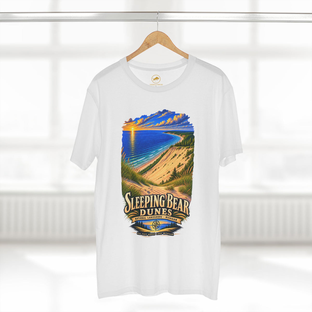 Sleeping Bear Dunes Sunset T-Shirt | Michigan Scenic Shoreline Shirt.