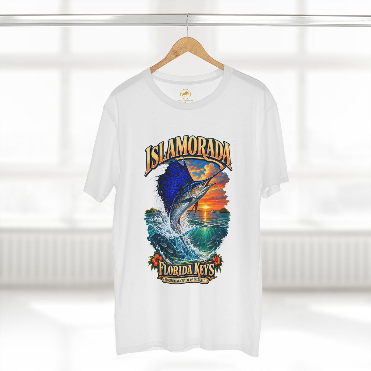 Islamorada Sailfish T-Shirt, Florida Keys Sportfishing Tee, Offshore Angler Fishing Gift.