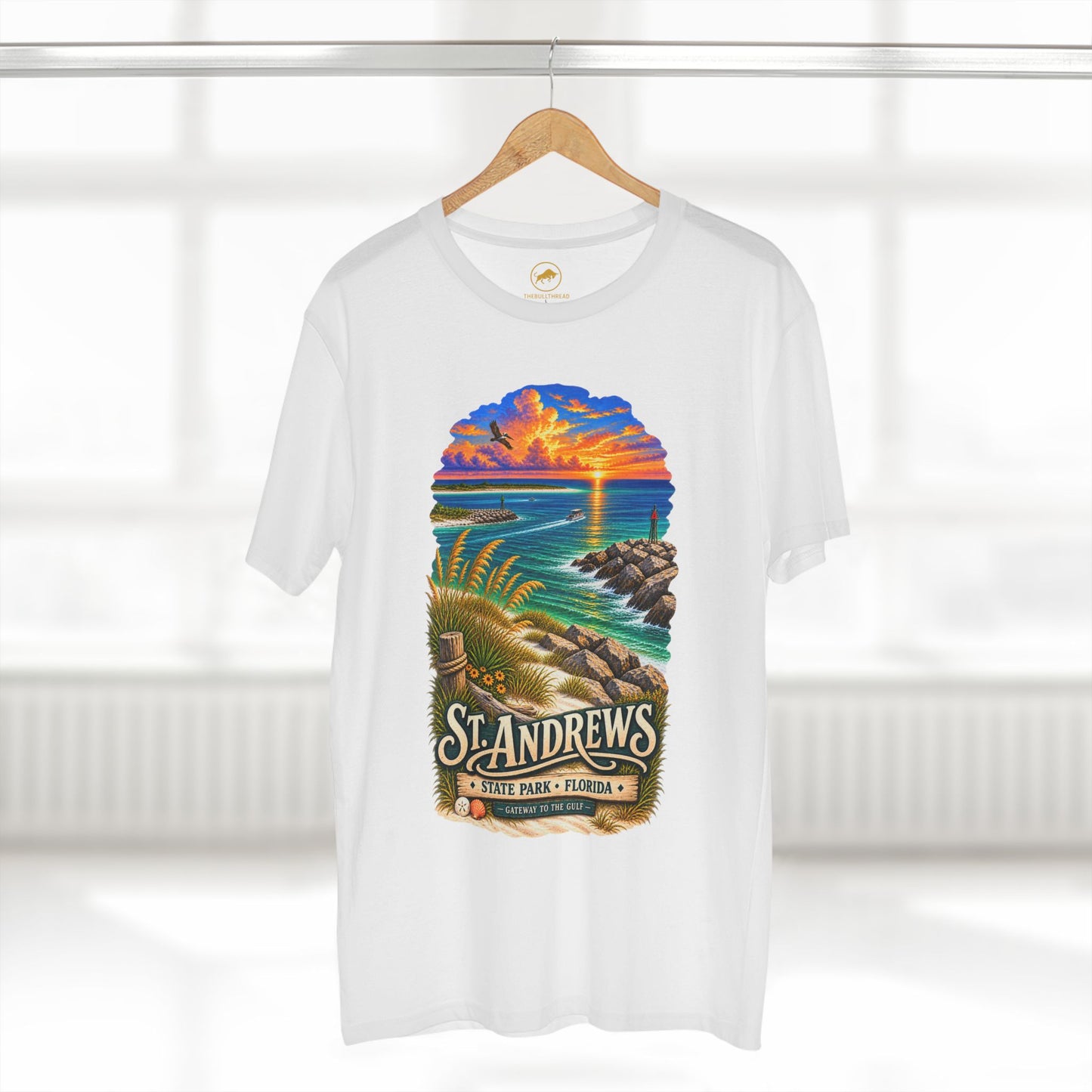 St Andrews State Park Shirt, Panama City Beach Florida Vintage Graphic Tee.