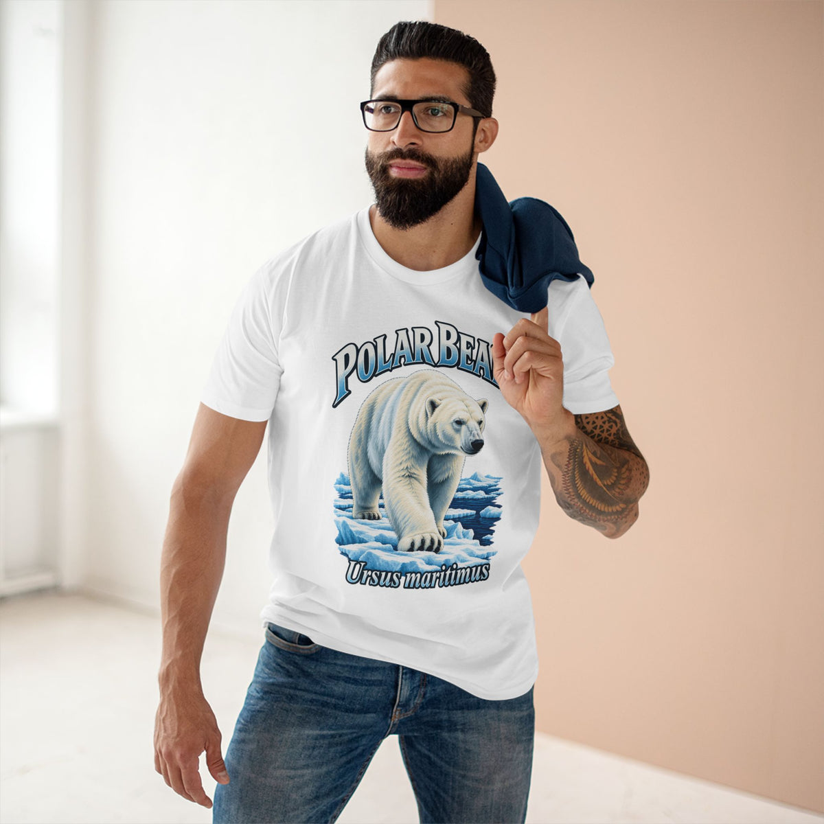 Polar Bear Shirt, Arctic Sea Ice Wildlife Tee