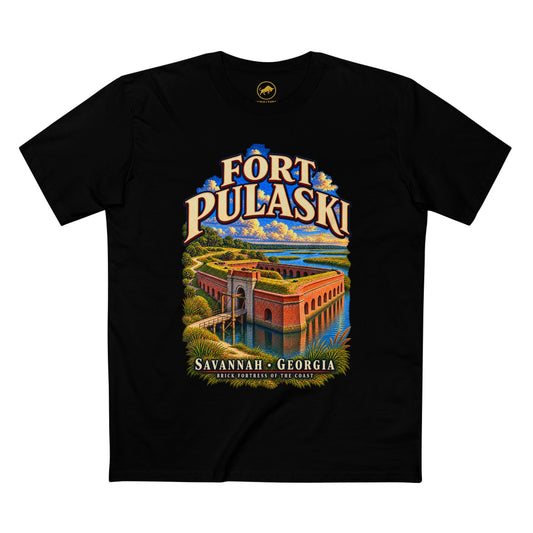 Fort Pulaski Shirt, Savannah Georgia T-Shirt, Historic Fort Tee, Civil War History Gift, Cockspur Island Coastal Heritage Shirt.