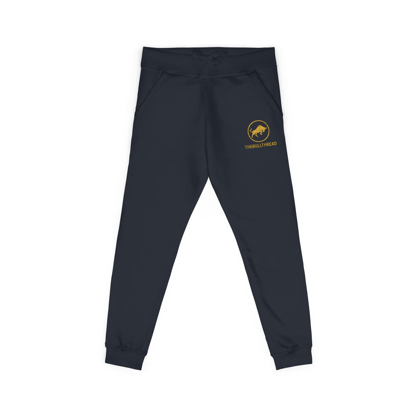 Luxe Fleece Sweatpants - Premium Embroidered Crypto Joggers by TheBullThread