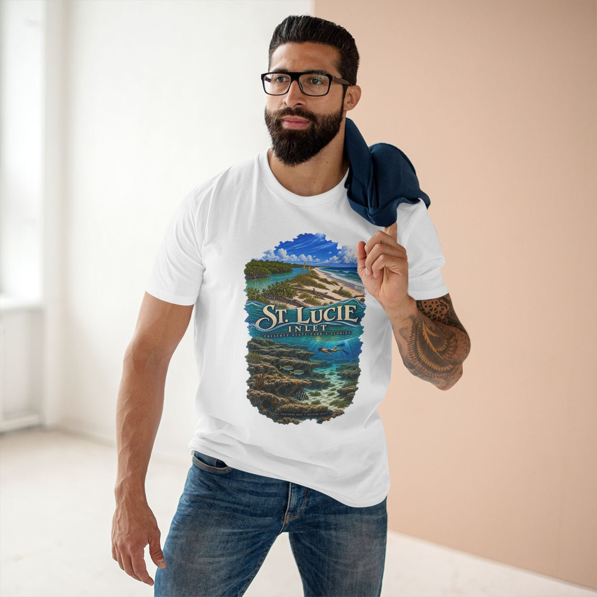 St. Lucie Inlet Preserve Shirt, Florida Reef Snorkeling Tee, Treasure Coast State Park T-Shirt.