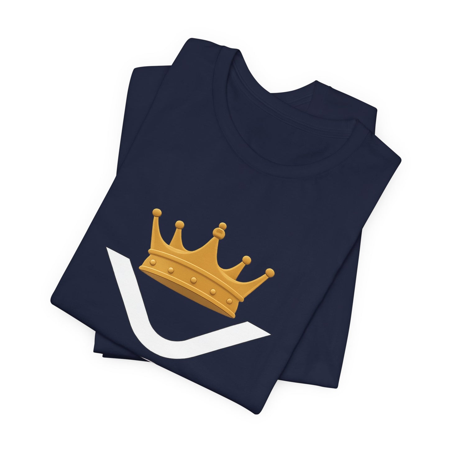 Premium XRP Crypto T-Shirt - XRP King Crowned Royalty Design by TheBullThread
