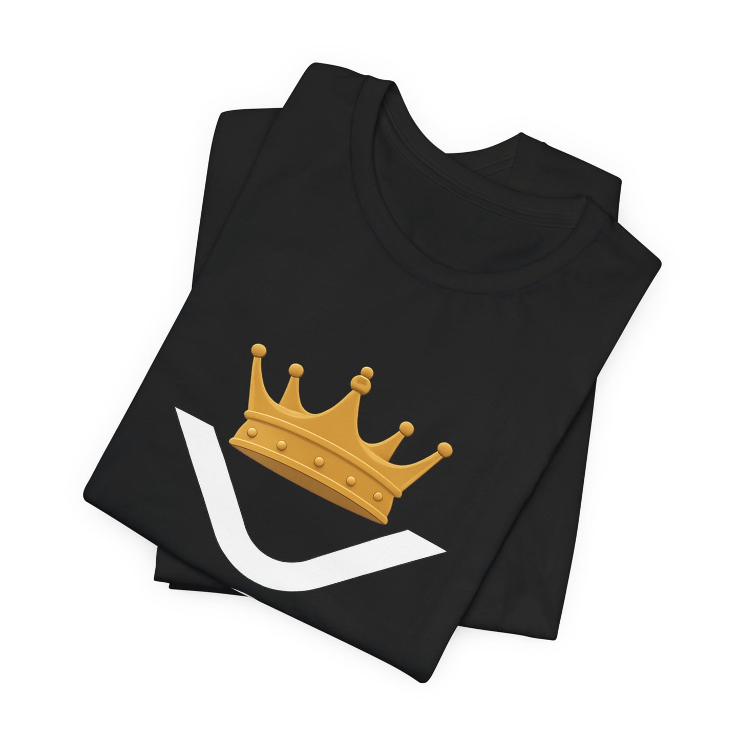 Premium XRP Crypto T-Shirt - XRP King Crowned Royalty Design by TheBullThread