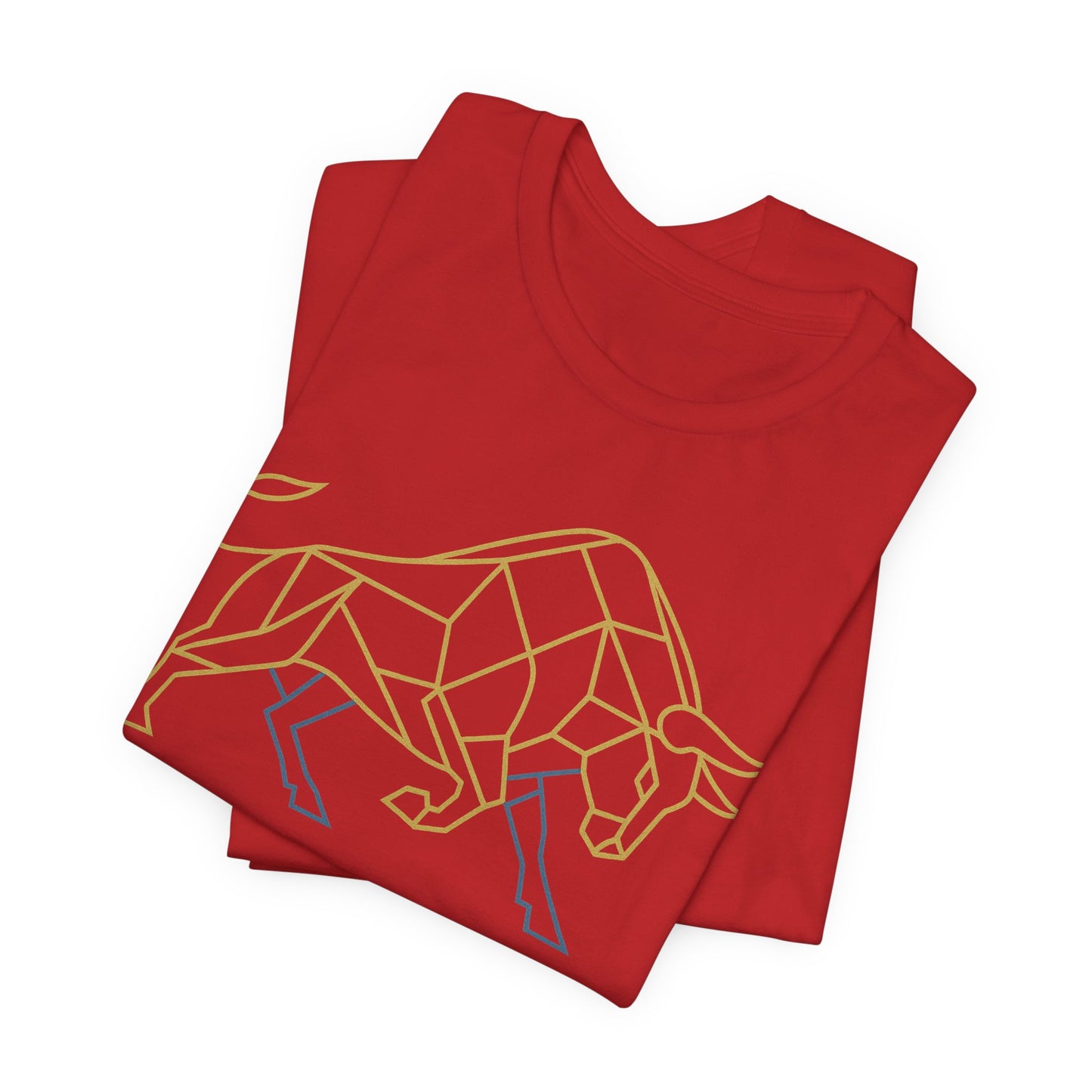Premium Minimalist Crypto T-Shirt - Geometric Bull Graphic Inspired by Bitcoin & XRP by TheBullThread
