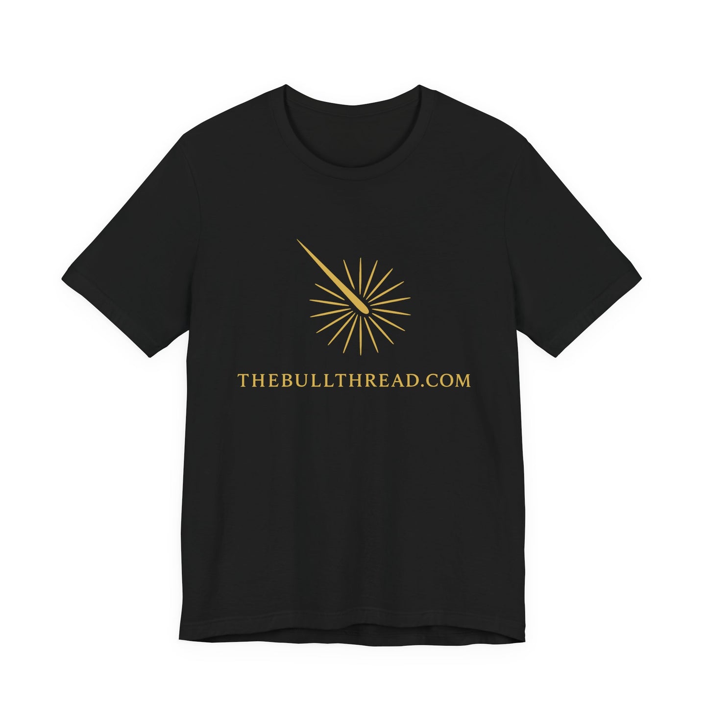 I Am Light Motivational Shirt - Gold Sunburst Beam Graphic Tee | Premium Black Streetwear with Inspirational Quote Back | TheBullThread