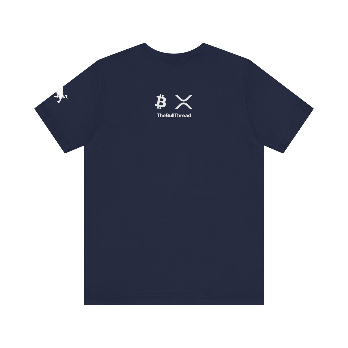 Premium Crypto Tee – HODL Stake Repeat Minimalist Streetwear by TheBullThread