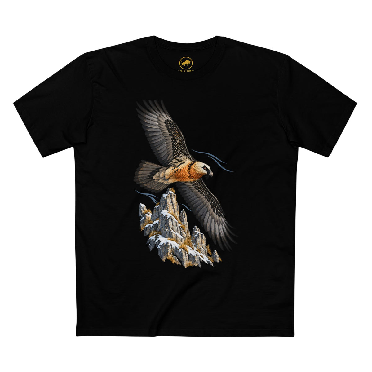 Bearded Vulture Shirt, Alpine Mountain Raptor Tee, Birdwatcher and Wildlife Gift.