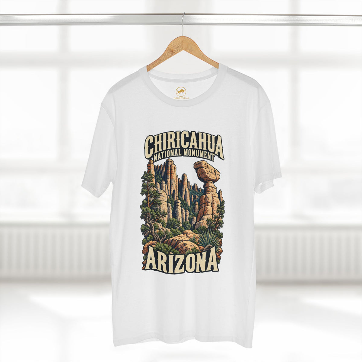 Chiricahua National Monument Shirt — Arizona Hoodoo and Balanced Rock Tee.