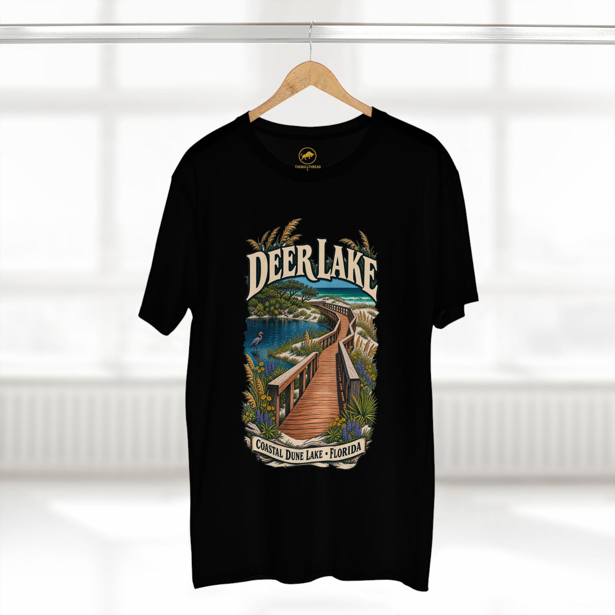 Deer Lake State Park Shirt, Florida 30A Coastal Dune Lake and Boardwalk Tee.