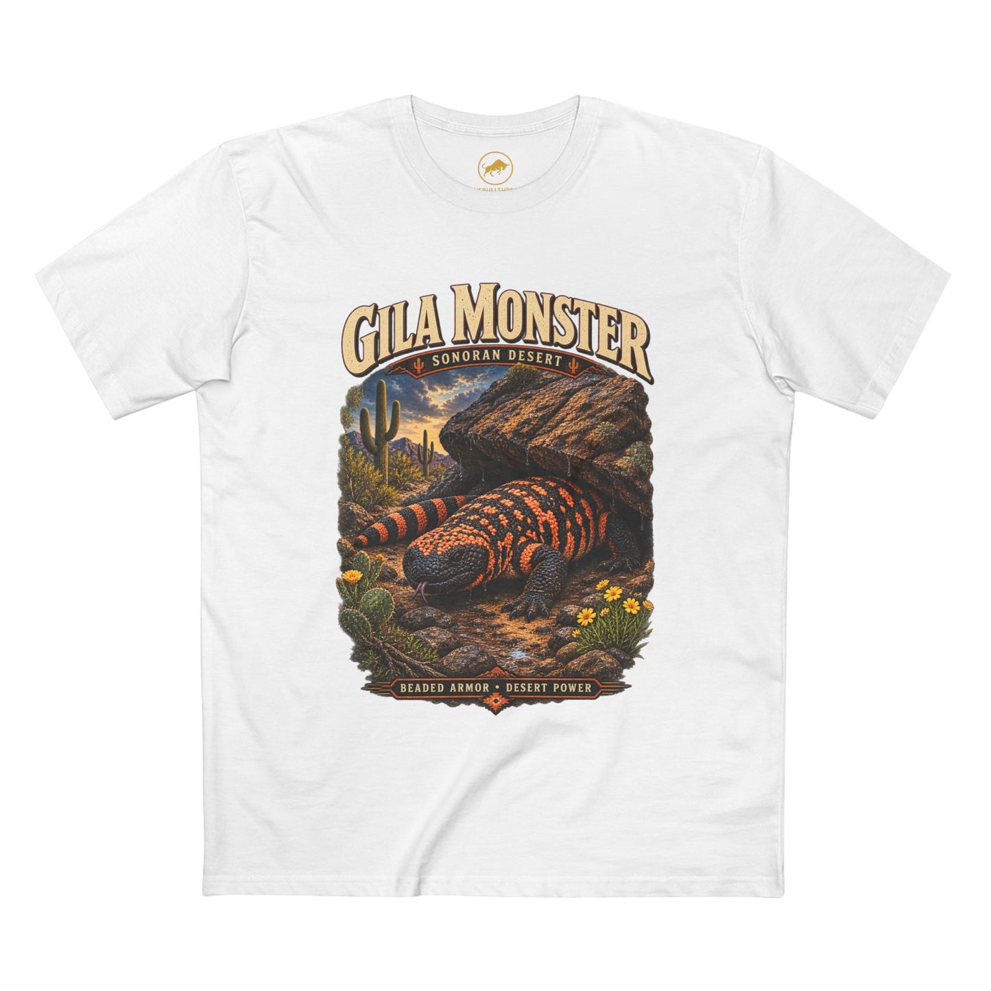 Gila Monster Shirt: Sonoran Desert Arizona Wildlife T-Shirt, Southwest Reptile.