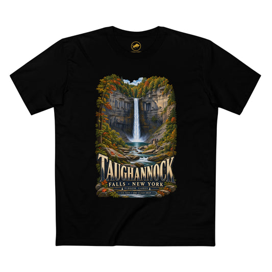 Taughannock Falls Shirt, Finger Lakes New York Tee, Upstate NY Waterfall State Park, Cayuga Lake Hiking Gift.