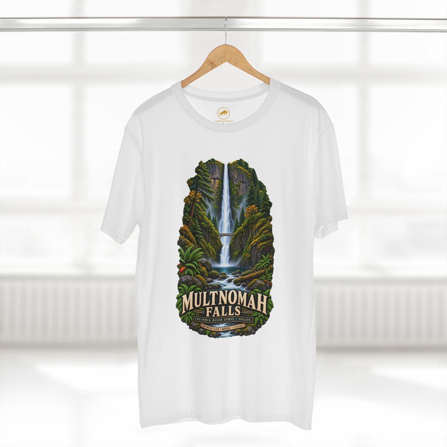 Multnomah Falls Shirt, Columbia River Gorge Oregon Tee, Benson Bridge Waterfall Shirt, Pacific Northwest Hiking Gift