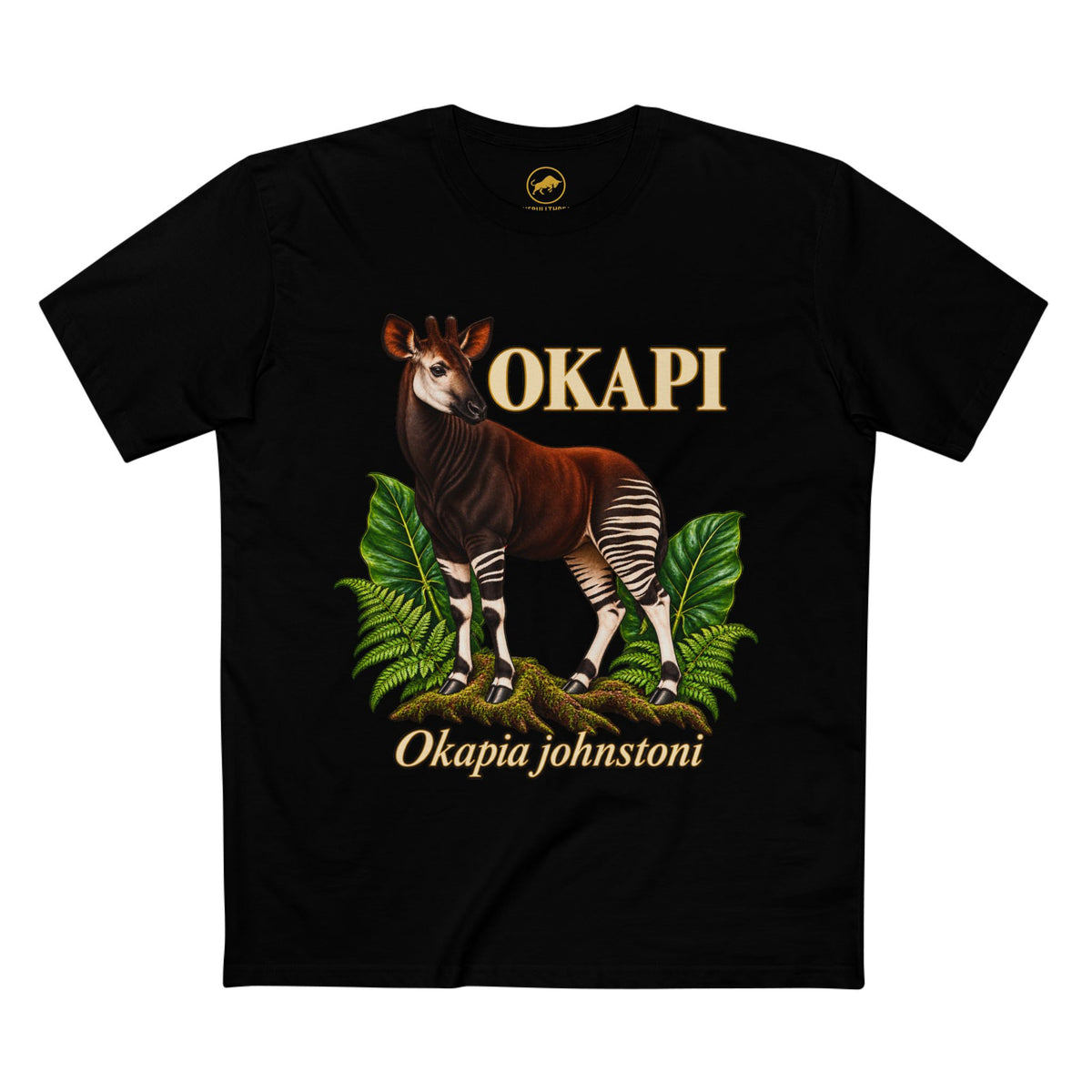 Okapi Shirt, Congo Rainforest Wildlife Tee.