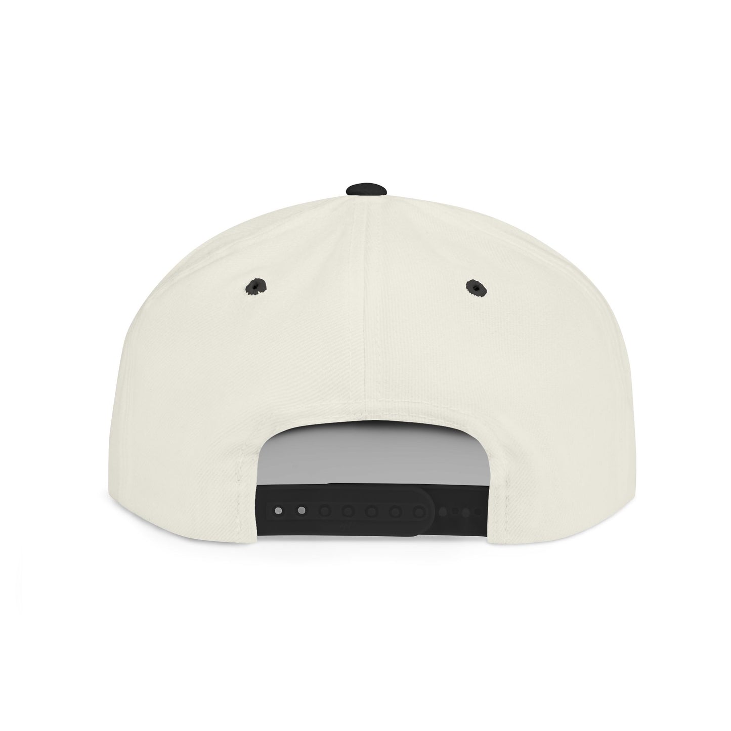 Premium Embroidered Snapback Hat - 6089M Flat-Bill Crypto Cap by TheBullThread